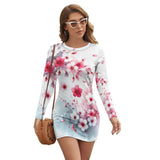 Women's Long Sleeve Dress leisure wear