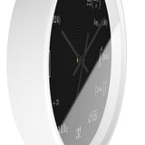 Math Equation Wall Clock — Geeky Mathematical Formula Clock for Students & Teachers