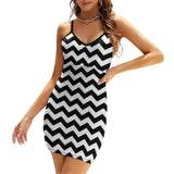 Sexy Spaghetti Strap Dress Women's sling dress