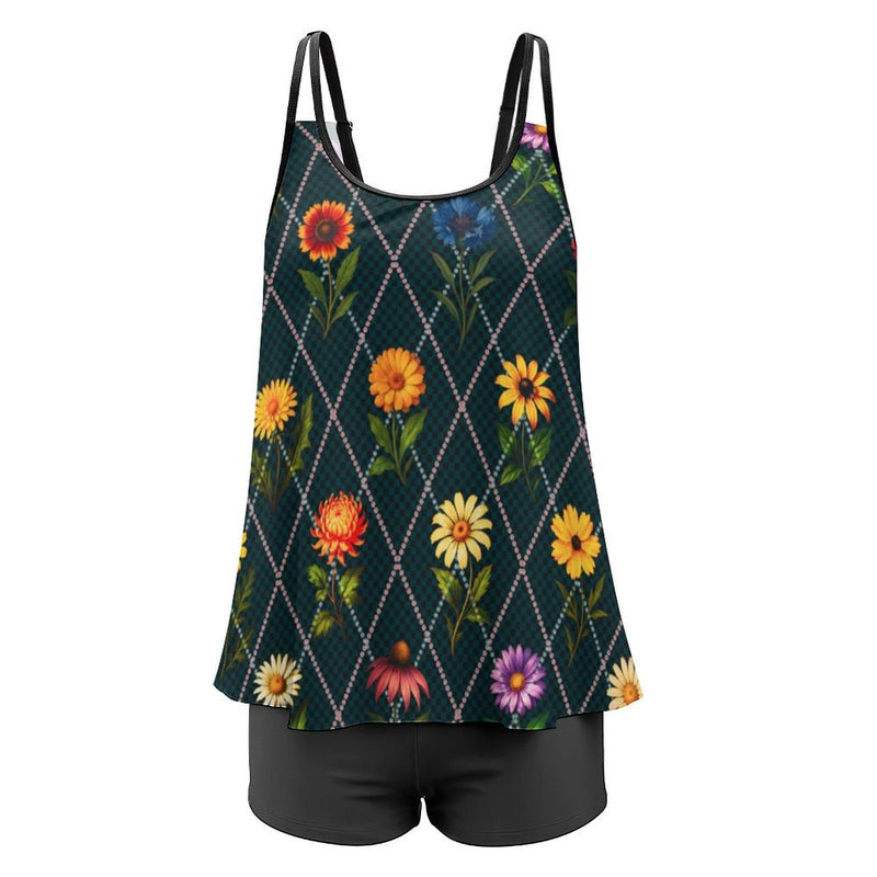 Swimsuit suit Two-piece Swimsuit (QZ6072)