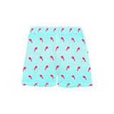 manatee fuchsia print gradient 2 Women's Casual Board Shorts (Model L54)