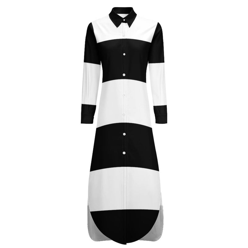 Button-Up Long Sleeve Shirt Dress Long sleeved shirt dress