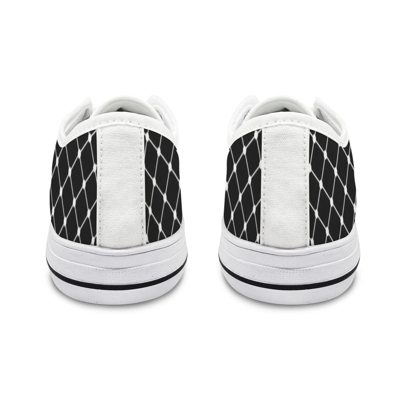 net zero print Seattle Low Top Women's Shoes (Model 1013-6)