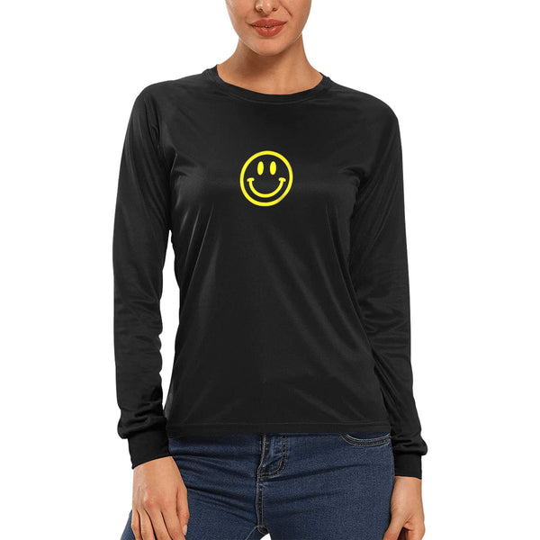 Smile Out of Nowhere Women's Long Sleeve T-shirt