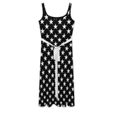 Sleeveless dress Tie Waist Sleeveless Dress