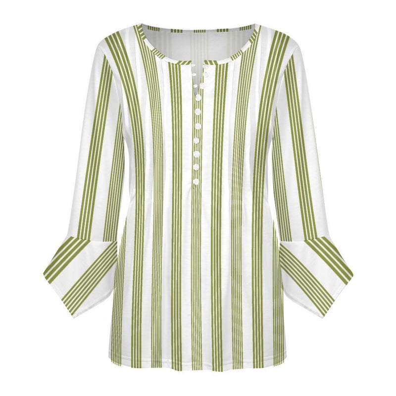 Women&#039;s Ruffled Petal Sleeve Top Women's ruffled petal sleeve top