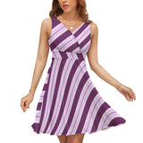 V-Neck Sleeveless Dress (NZ022)  Frocks