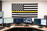 Dispatch Thin Gold Line US Flag