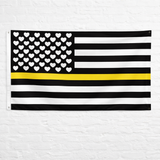 Dispatch Thin Gold Line US Flag