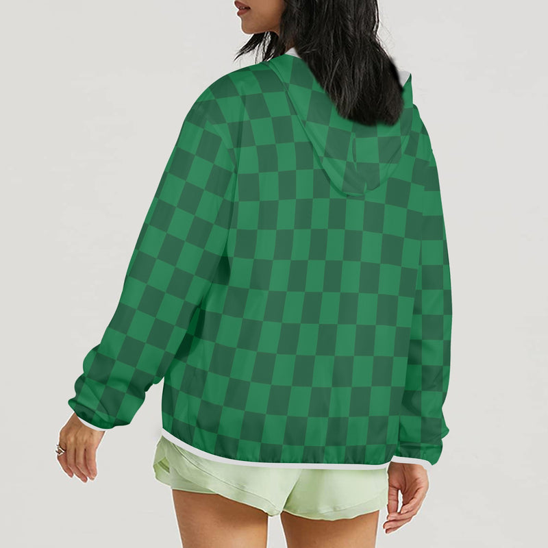 chkUntitled-2 Women's Lightweight Sun Protection Hoodie (Model H62)