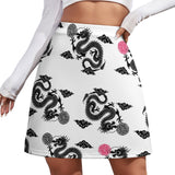 All Over Print Skirt (ALQ) Short skirt