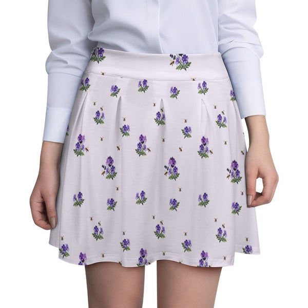 All Over Print Skater Skirt longuette