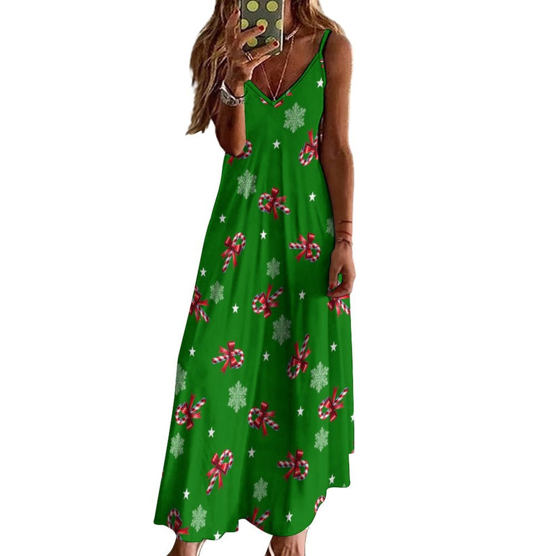 Spaghetti Strap Ankle-Length Dress Long dress