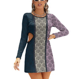 Hollow Slim-Fit Dress Slim dress with hollow waist