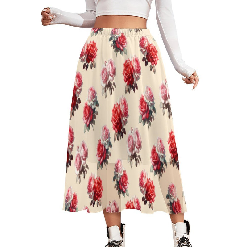 Double-Layer Chiffon Skirt Double layer Chiffon Skirt