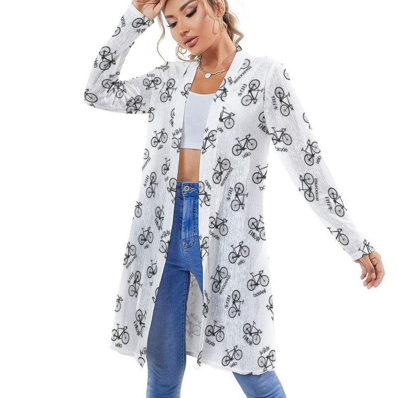 Women&#039;s Mid-Length Cardigan (NZ060) Medium length cardigan