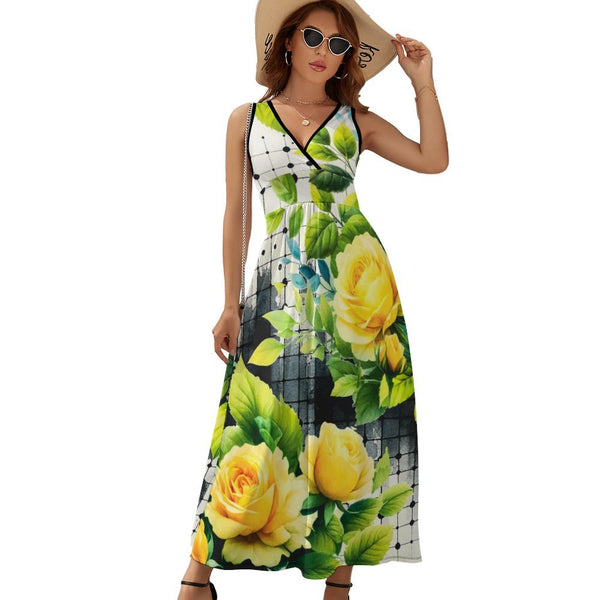 Sleeveless Long Dress (NZ028) Sleeveless dress