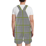 5hounds tooth mini print copy Unisex Shorts Suspender Jumpsuit (Model L78)