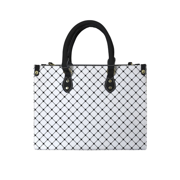 tight net 2 PU Leather Handbag-Medium (Model 1747)