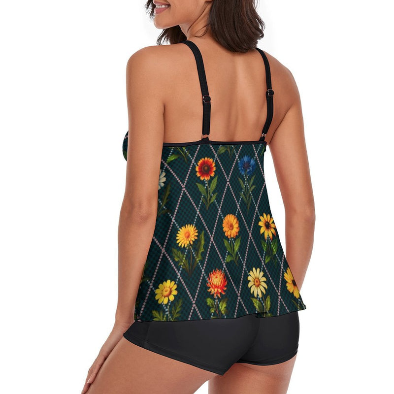 Swimsuit suit Two-piece Swimsuit (QZ6072)