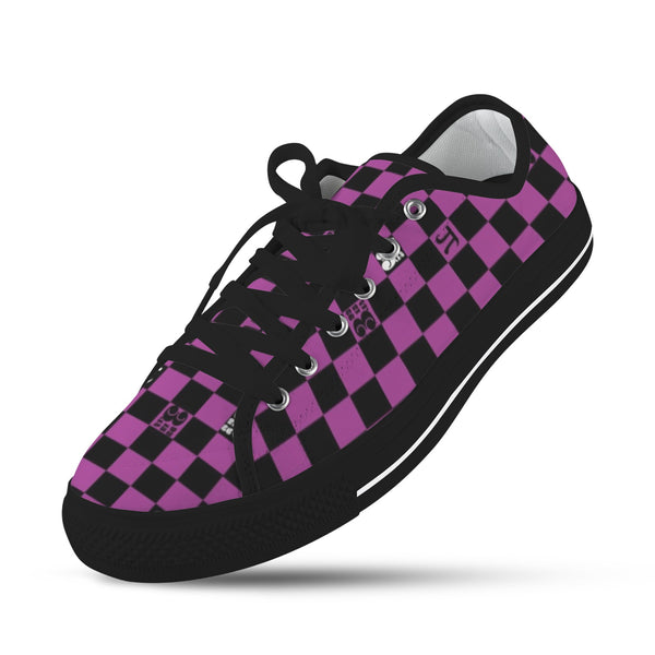 pi symbol print Seattle Low Top Women's Shoes (Model 1013-6)