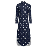 Button-Up Long Sleeve Shirt Dress Long sleeved shirt dress