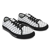 inverted net print 4A Seattle Low Top Women's Shoes (Model 1013-6)