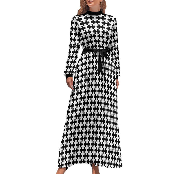 Long Sleeve High Neck Long Dress Long dress