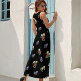 Sleeveless dress Sleeveless Long Dress (NZ028)