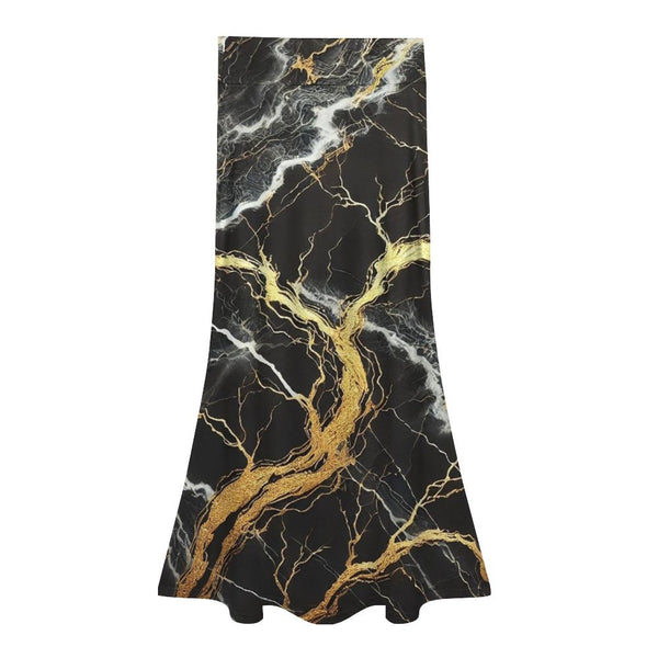 High Waisted Fishtail Skirt High waisted long skirt