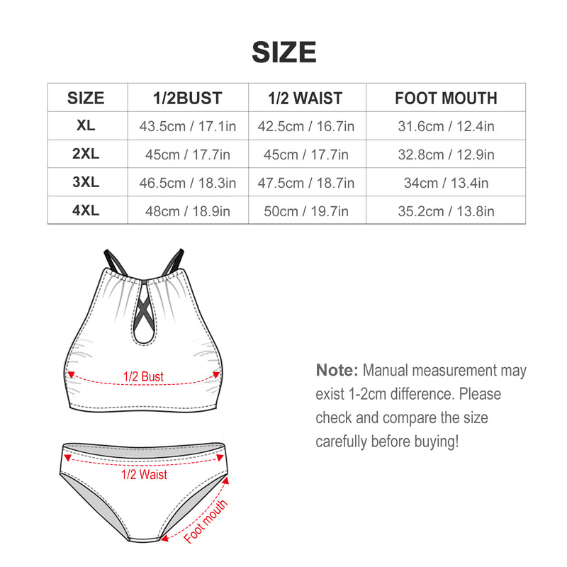Two-piece Swimsuit Two-piece Swimsuit-Large (BK2040)