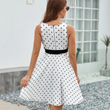 V-Neck Sleeveless Dress (NZ022)  Frocks