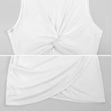 Slim wrap hip skirt Navel-Baring Cross-Fit Hip Skirt