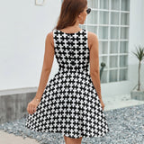 V-Neck Sleeveless Dress (NZ022)  Frocks