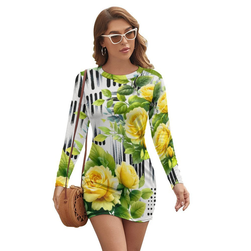 Women&#039;s Long Sleeve Dress leisure wear