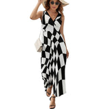 Sleeveless Long Dress (NZ028) Sleeveless dress
