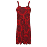 Sleeveless dress Tie Waist Sleeveless Dress