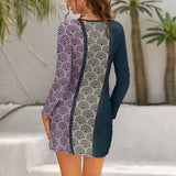 Hollow Slim-Fit Dress Slim dress with hollow waist