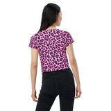 Leopard Print Crop Tee - Objet D'Art