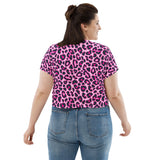 Leopard Print Crop Tee - Objet D'Art