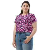 Leopard Print Crop Tee - Objet D'Art