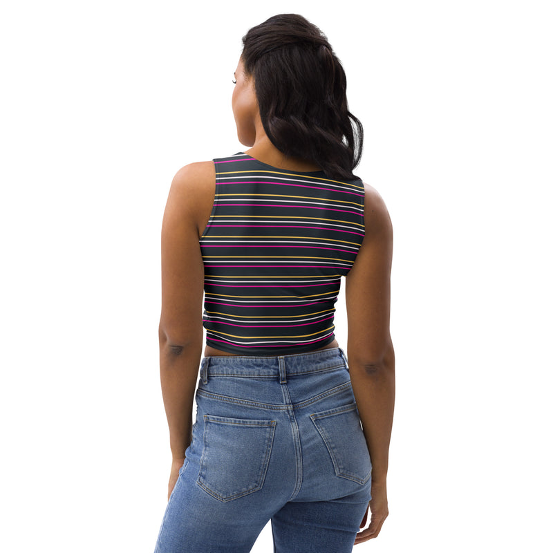 Andromeda Striped Crop Top - Objet D'Art