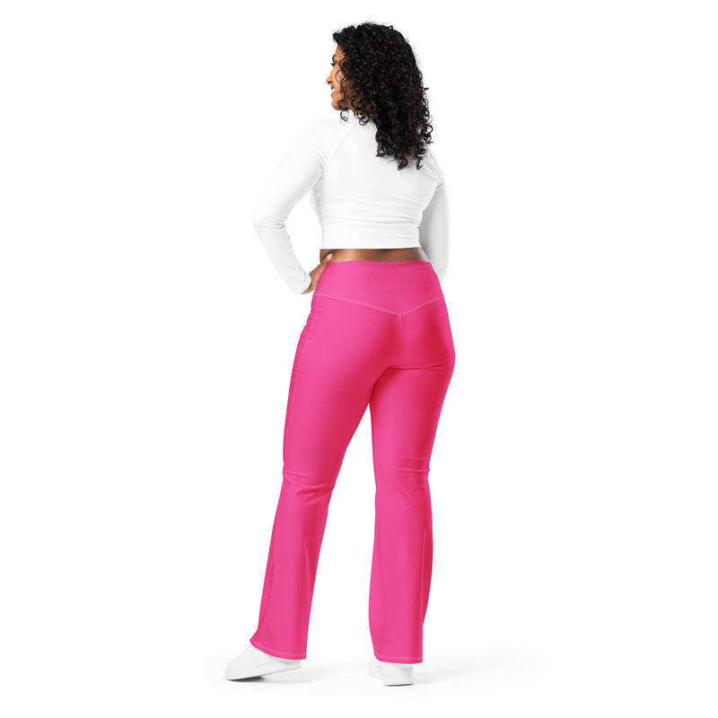 Fuchsia Flare leggings