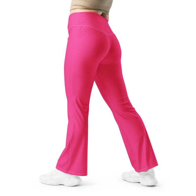 Fuchsia Flare leggings