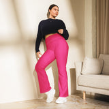 Fuchsia Flare leggings