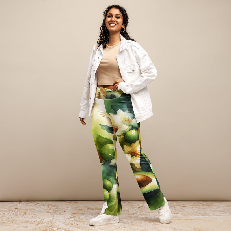 Avocado Flare leggings