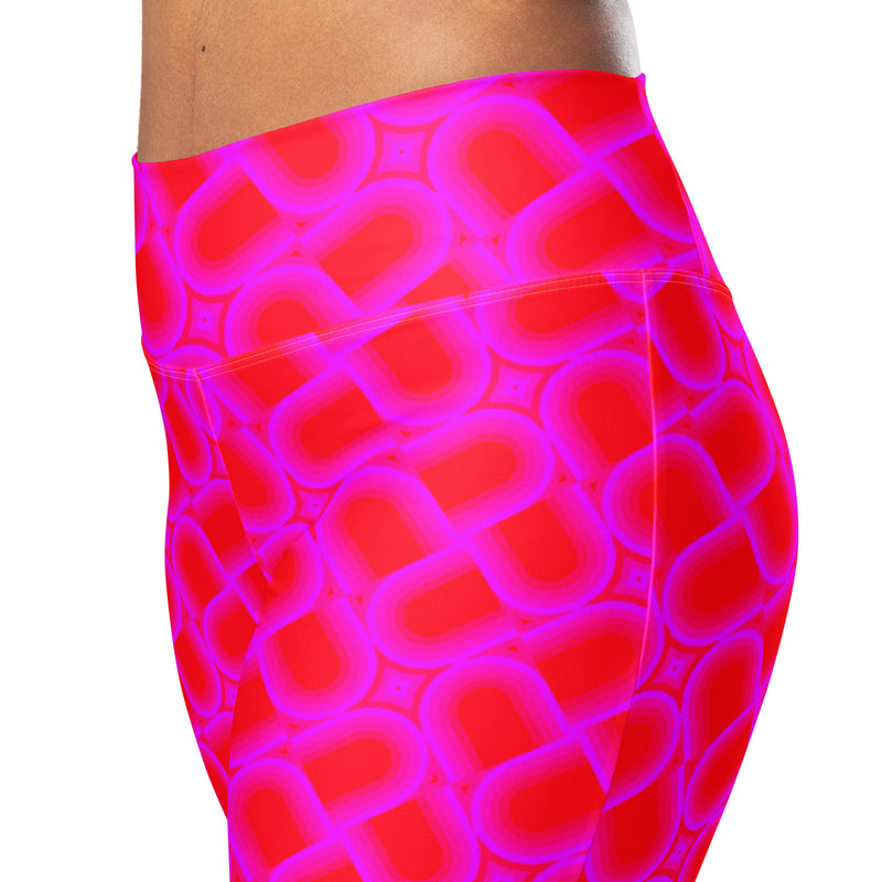 Fuchsia Exchange Flare leggings