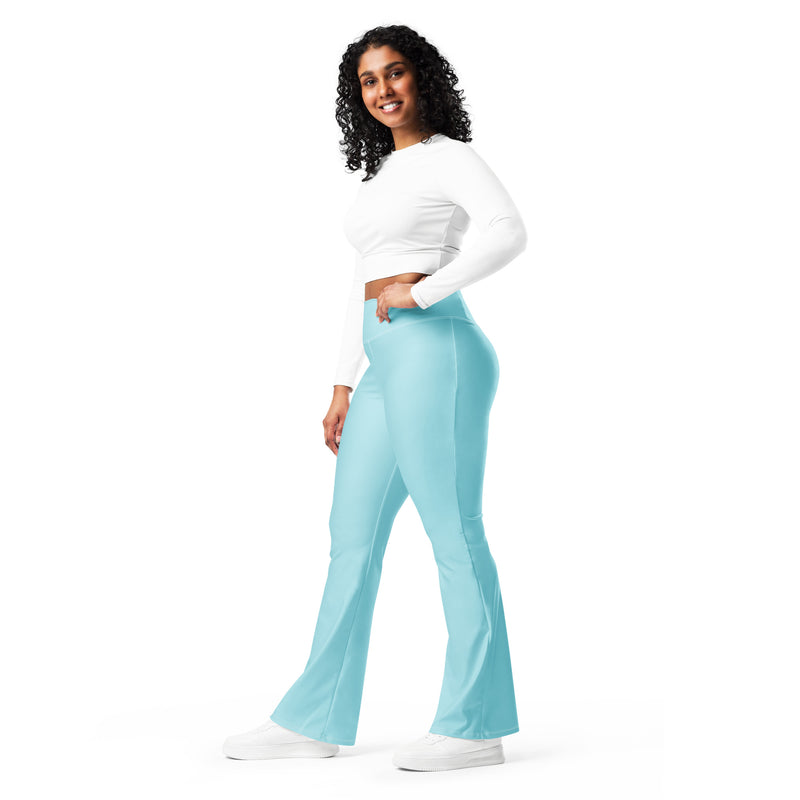 Baby Blue Flare leggings