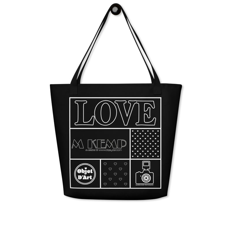 All-Over Print Large Tote Bag - Objet D'Art