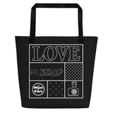 All-Over Print Large Tote Bag - Objet D'Art